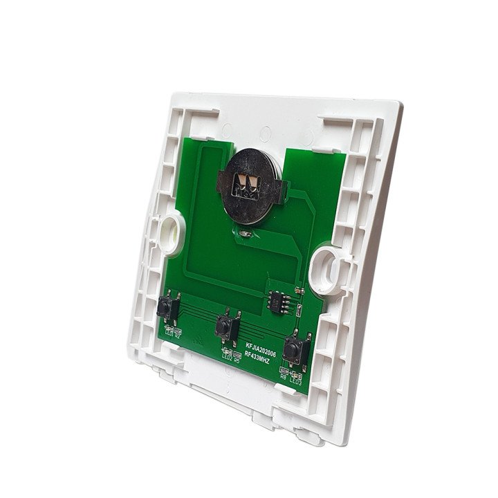 SmartWise BEREM3 Bluetooth (eWeLink-Remote) wireless switch with 3 button, WITHOUT FRONT PANEL