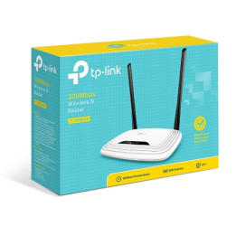 TP-Link 300Mbps Wireless N Router, mis on varustatud kahe antenniga (TL-WR841N)