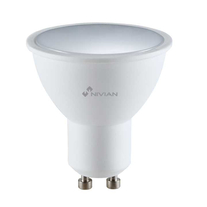 NIVIAN RETAIL NVS-RGBWBULB-45GU10-W išmanioji RGBW GU10 lemputė, reguliuojama, 220–240 V