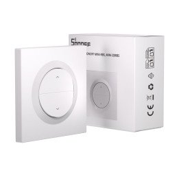 Sonoff ERBS Roller Shutter Wall Switch Enclosure for MINI-RBS and MINI-ZBRBS – White, 8.5×3.0×8.5 cm