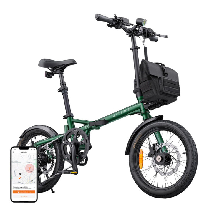 ENGWE ZIP 250W 16" elektrijalgratas (roheline)
