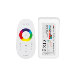 Ohjaussarja Kaukosäädin + Ohjain RGBW 12-24VDC 10A FUT027