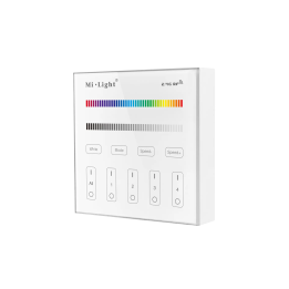 Seinale paigaldatav kontroller RGB/RGBW 4-tsooniline 2xAAA B3
