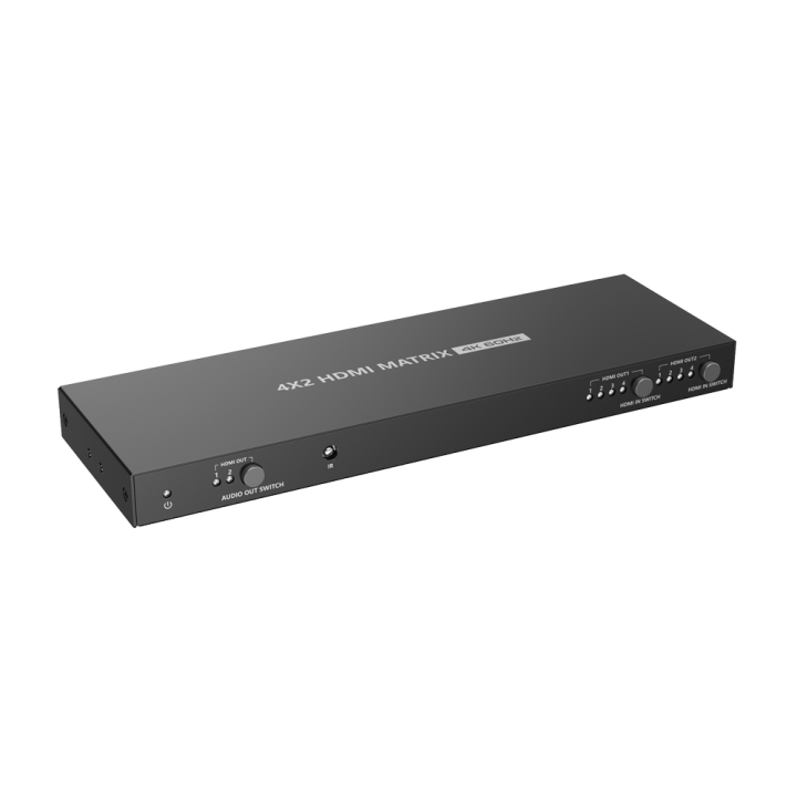 LENKENG HDMI-MX-4x2-4K60 4x2 HDMI matricos jungiklis 4K60Hz HDR