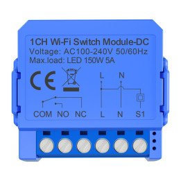 Avatto WSM16-DC-1 Smart 1-Channel WiFi Switch Module with Voltage-Free DC Contact