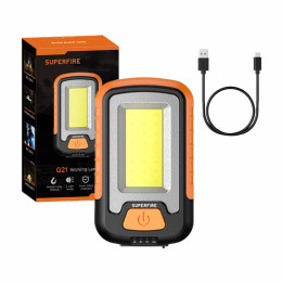 Фонарик для мастерской Superfire G21, 650лм, USB