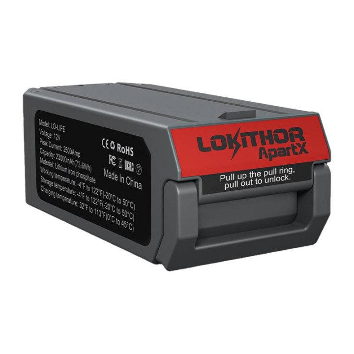 Lokithor LO-LIFE ApartX 2500A 73.6Wh LiFePO4 Battery