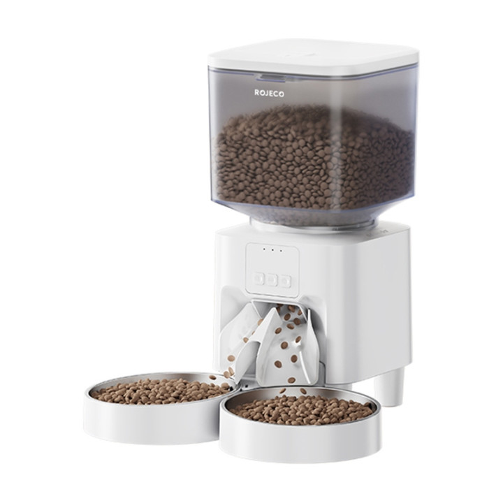 Rojeco RWSQMFWFO-SP 4.5L Automatic Pet Feeder WiFi Version