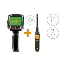 Thermal imager kit Testo 871 Building diagnosis with Bluetooth humidity probe