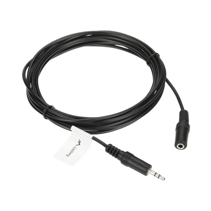 LAIDAS J-W3.5/J-G3.5/3MB Jack TRS 3,5 mm KIŠTUKAS / Jack TRS 3,5 mm LIZDAS 3 m Lanberg