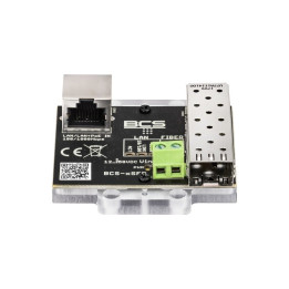 BCS BCS-xSFP UTP SFP Media Converter 10/100/1000Mbps koos PoE-ga