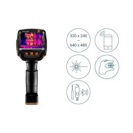 Thermal imager kit Testo 883-2 with 42° and 12° lenses