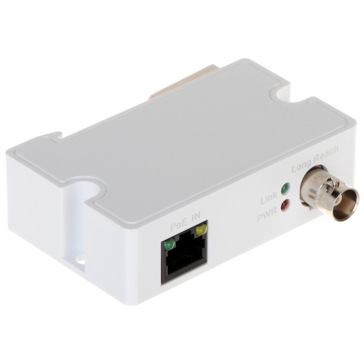 Dahua LR1002-1EC-V3 ePoE ilgintuvo imtuvas, 1x RJ45, 1x BNC, PoE diapazonas iki 800 m