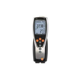 Digital multichannel thermometer Testo 735-1 with 3 channels and delta-T calculation