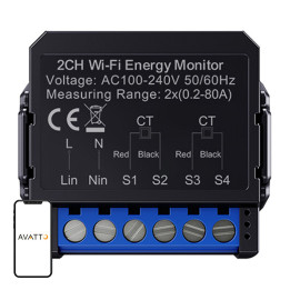 AVATTO WPM16-2 Smart WiFi Bidirectional Energy Meter