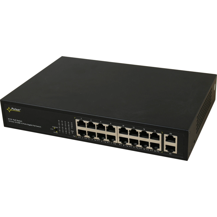 Pulsar S116 16-портовый коммутатор для 16 IP-камер