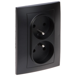 Elektro-Plast SANTRA/4135-09/EPN Double Wall Socket 16A 230V Schuko Type F