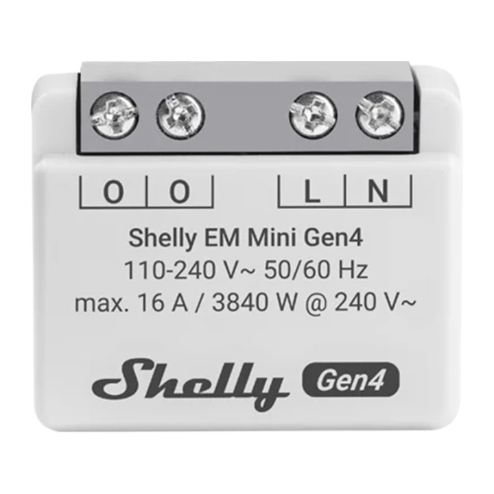 Shelly EM Mini Gen4 WiFi/Matter Energy Meter EMMGen4