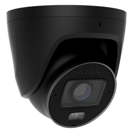 AJAXCCTV AJ-TURRETCAM-5-HLVF-B 5MP torņa IP kamera ar 2.8~12mm objektīvu, 60m IR un baltu LED, PoE