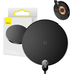 Baseus CCED000001 Digital LED Wireless Charger 15W (Black)