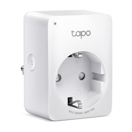 TP-Link Tapo P110(EU) Mini Smart Wi-Fi Socket with Energy Monitoring, 3680W, 11A, Works with Alexa & Google Home