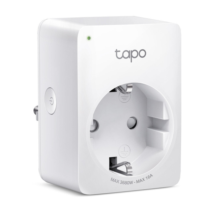 TP-Link Tapo P110(EU) мини-умная Wi-Fi розетка с мониторингом энергии, 3680 Вт, 11 А, совместима с Alexa и Google Home