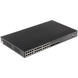 DAHUA PFS4428-24GT-370 24-портовый Gigabit PoE коммутатор с 4 SFP аплинками, 370W бюджет мощности