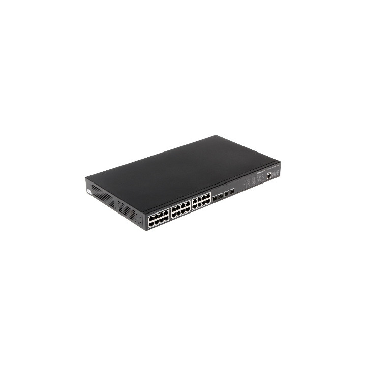 DAHUA PFS4428-24GT-370 24-портовый Gigabit PoE коммутатор с 4 SFP аплинками, 370W бюджет мощности