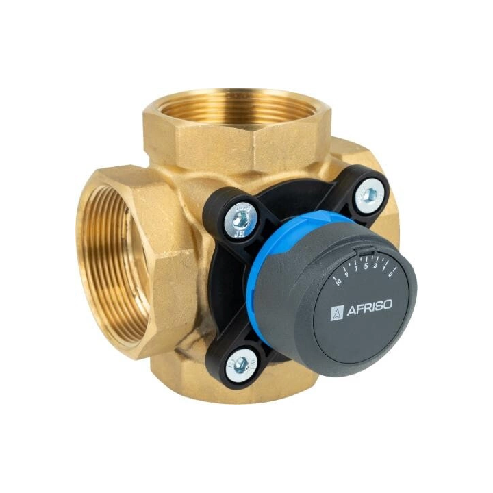 AFRISO ARV 486 ProClick – 4-tie sekoitusventtiili, DN40, Rp 1 1/__LIN_KEEP_NUMBER_4", Kvs 24 m³/h