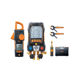 Интеллектуальный цифровой коллектор Testo 570s с беспроводными вакуумными и зажимными зондами