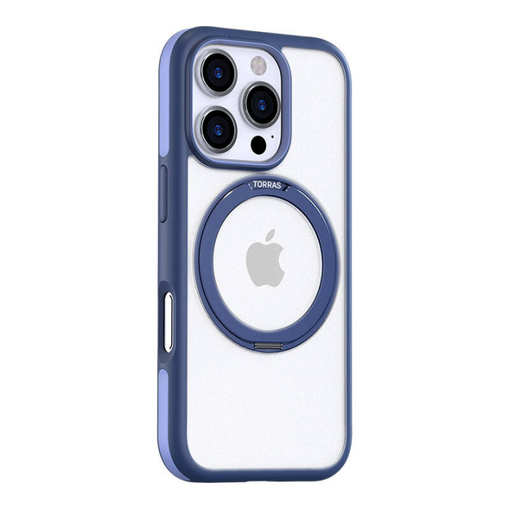 Torras Ostand R Fusion ümbris iPhone 16 Pro Max jaoks (sinine)