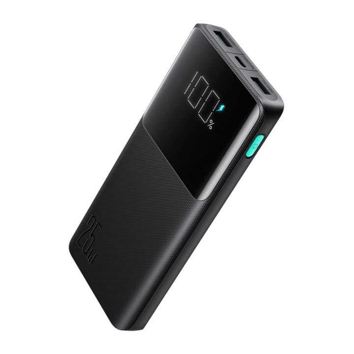 Powerbank 10000mAh Joyroom JR-PBF20 25W + kaapeli 0,25m (musta)