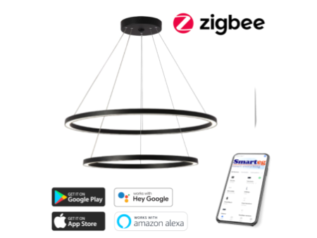 LED lampa 60+80cm, 93W Zigbee