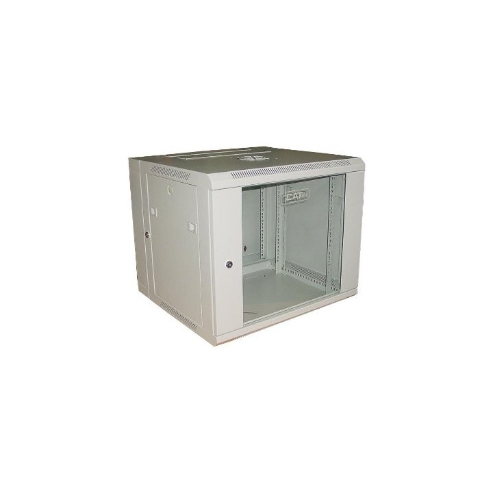 Сетевой шкаф CATlink / Digitus, 19", 9U, 600x600, двухсекционный, для настенного монтажа (RAL 7035)