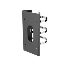 Hikvision DS-1475ZJ-SUS(BLACK) Pole Mount Bracket for Security Cameras, Black