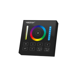 Seinälle asennettava ohjain RGB+CCT 1-alue musta 2xAAA B0B