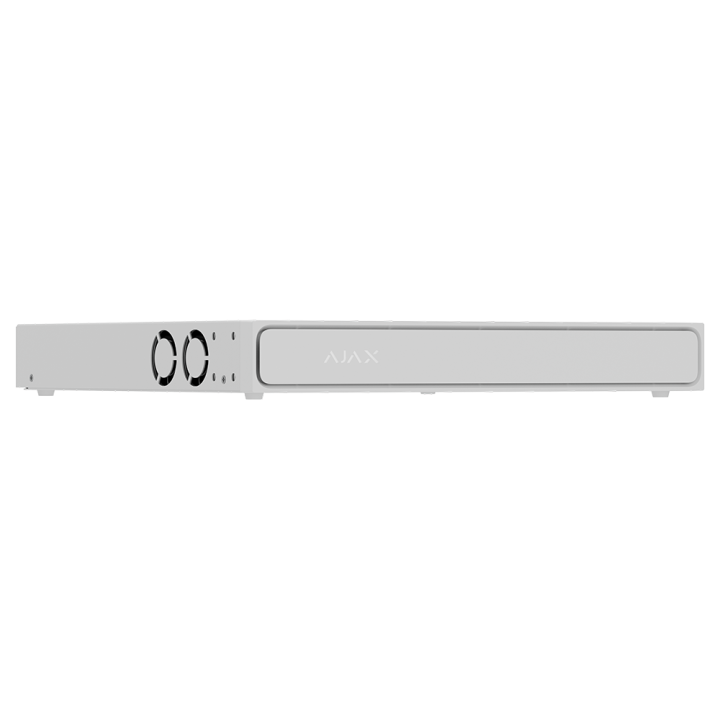AJAXCCTV AJ-NVR216-HAC-AI-8P-S-W 8-kanavainen PoE NVR AI Analyticsilla, 230 V AC