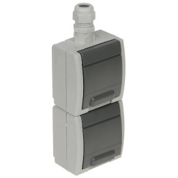 Elektro-Plast AQUANT-G2/V2/EPN Накладная двойная розетка 16A IP65 для наружного использования