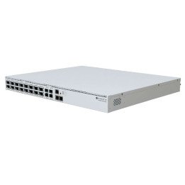 MikroTik Cloud Switch CRS520-4XS-16XQ-RM, 4x 2GHz CPU, 4GB RAM, 2x 10G LAN, 16x QSFP28, 4x SFP28, 2x PSU, L5