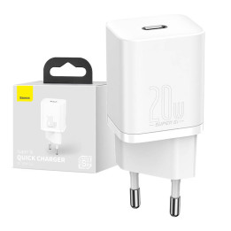 Baseus Super Si kiirlaadija 1C 20W (valge)