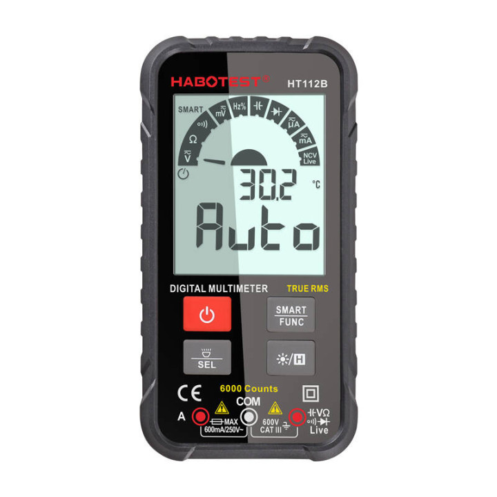 Tikras RMS skaitmeninis universalus multimetras Habotest HT112B