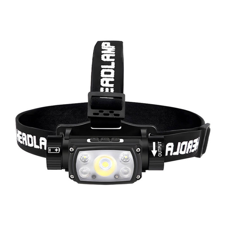 Superfire HE11 otsalamppu taskulamppu, 640 lm, 20 W, 6 tilaa, 100 m