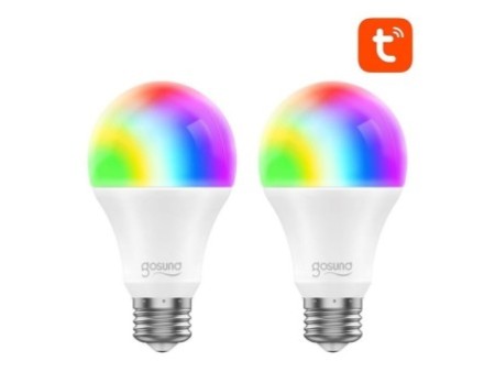 Smart Bulb LED WB4 (2 iepakojumi) Gosund (RGB) E27 Tuya