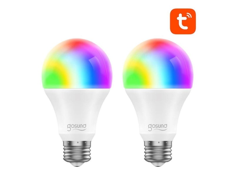 Smart Bulb LED WB4 (2 iepakojumi) Gosund (RGB) E27 Tuya