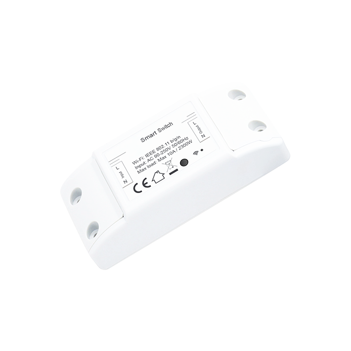 NIVIAN RETAIL NVS-SMARTSWITCH-W viedais kontaktdakšs Wi-Fi 10A 2300W ar taimeri un balss vadību