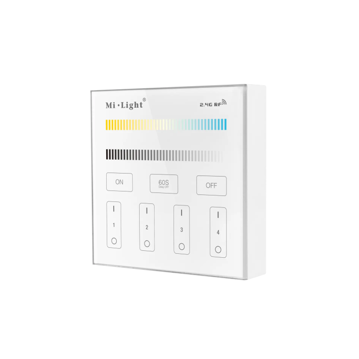 Wall mounted controller CCT 4-zone 2xAAA B2
