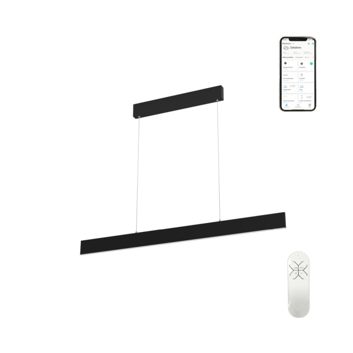 Immax NEO LISTON išmanusis pakabinamas šviestuvas, 118cm 18W Black Zigbee 3.0, II. Kokybė