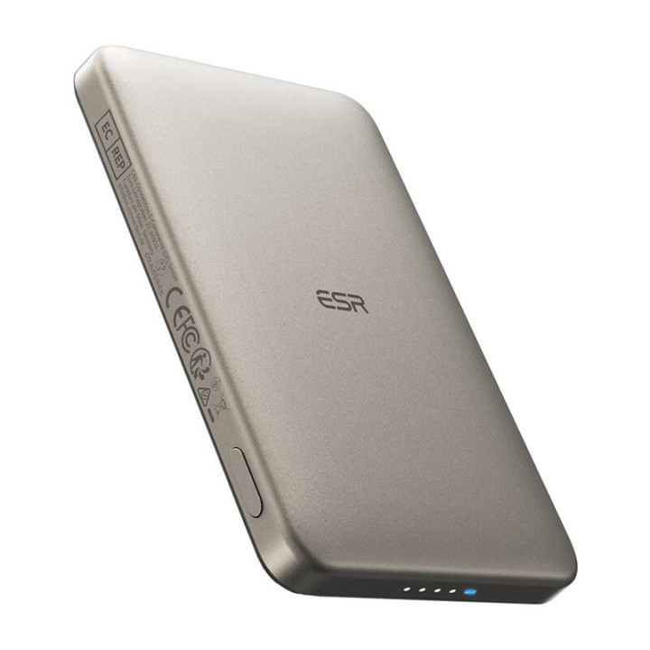 ESR Qi2 MagSlim 5000 mAh magnetinis maitinimo blokas (smėlis)