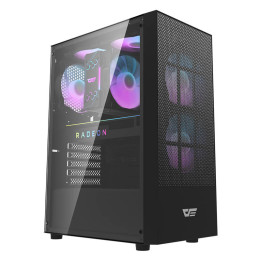 Компьютерный корпус Darkflash A290 (черный) + 3 вентилятора