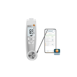 Infrared and penetration thermometer Testo 104-IR BT with Bluetooth and app connection